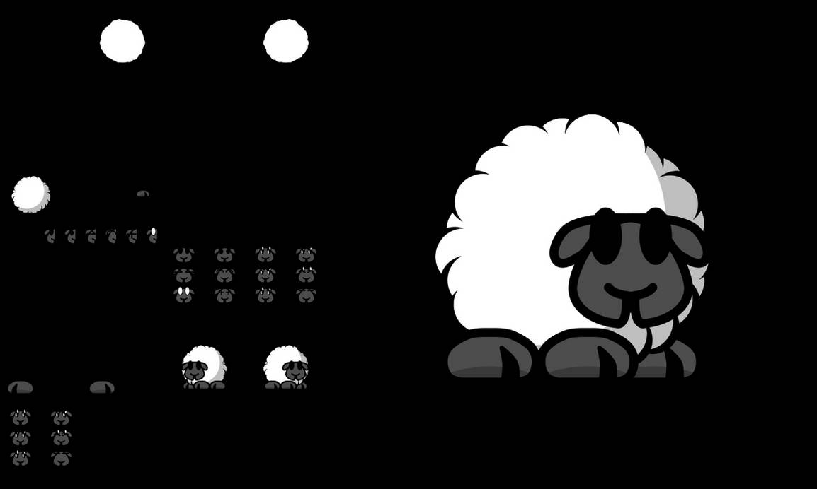 Teeworlds Tee Sheep by android272