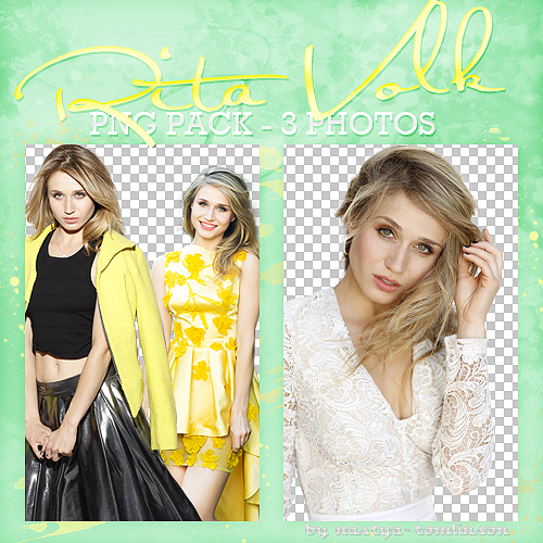 Rita Volk PNG Pack by nastya-tomlinson on DeviantArt