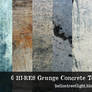 6 Free Hi-res Grunge Concrete Textures