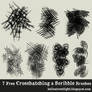 Free Brush Set 08: Crosshatching and Scribbles