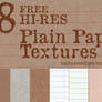8 Free Hi-res Plain Paper Textures
