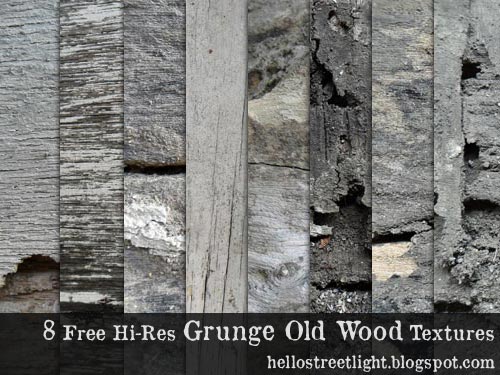 8 Hi-Res Grunge Old Wood Textures