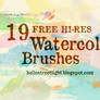 Free Brush Set 12: Watercolor (stamp brushes)