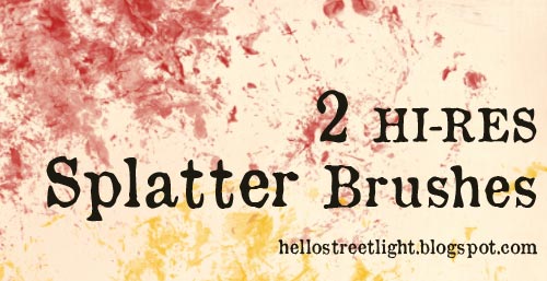 Free Brush Set 14: Splatter
