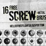 Free Brush Set 23: Screw heads