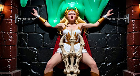 She-Ra in Hordak's slimepit