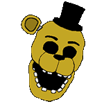 Golden Freddy pixel