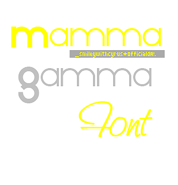 Mamma Gamma Font