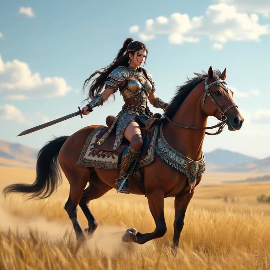 Galloping Across the Steppes by zhez4 on DeviantArt