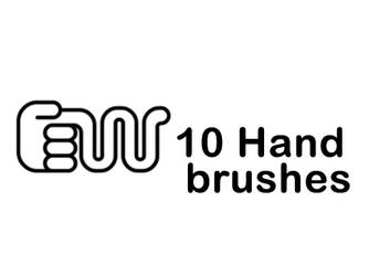 10 Hand Brushes