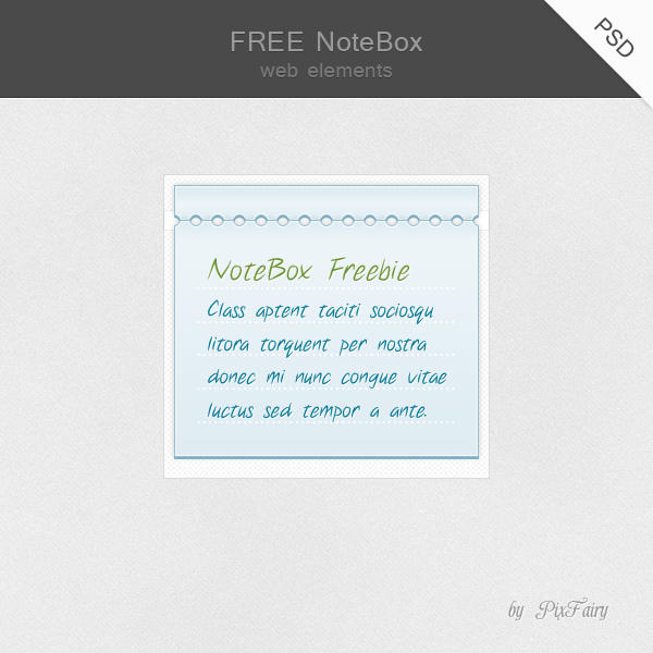 FREE Note Box by PixFairy on DeviantArt