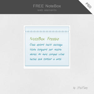 FREE Note Box