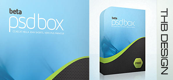 Software 3D Box | PSD| Template