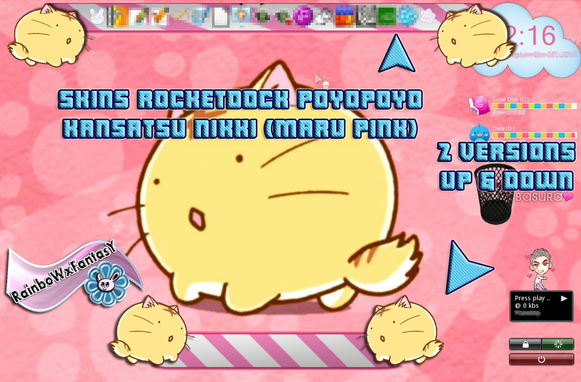 Skins Rocketdock Poyopoyo Kansatsu Nikki