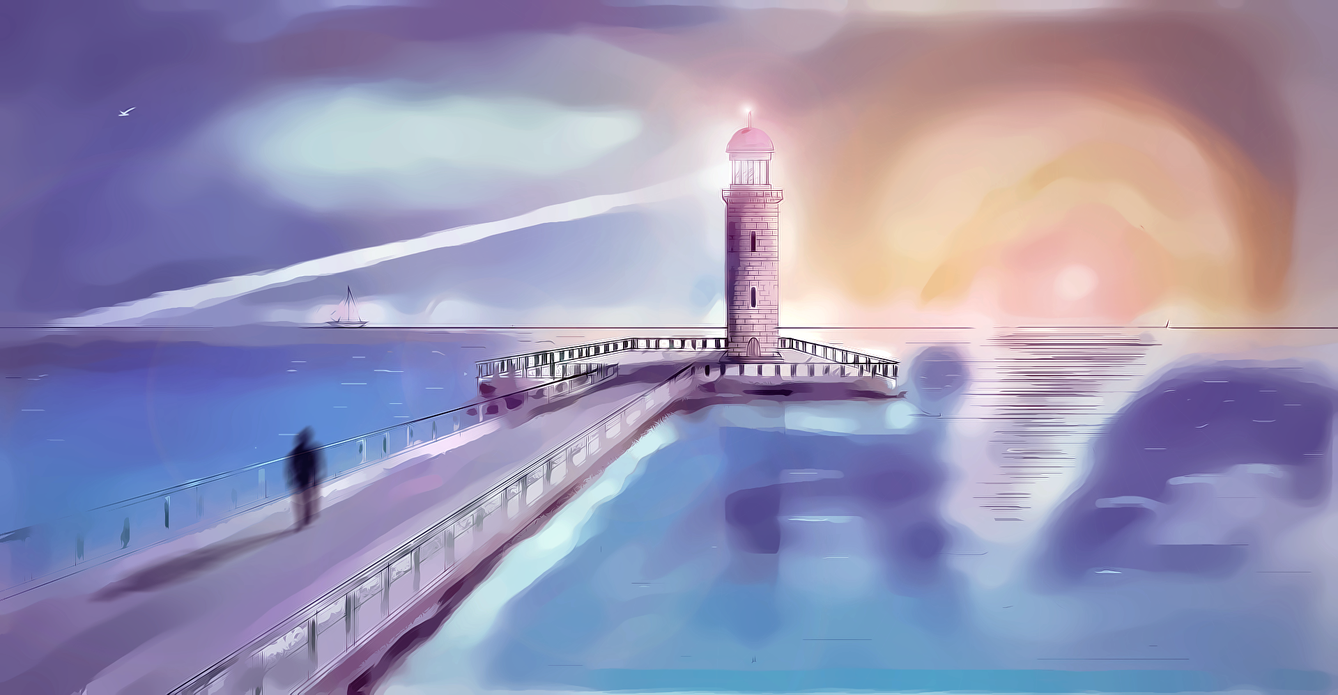 Lighthouse by sanchiesp on DeviantArt