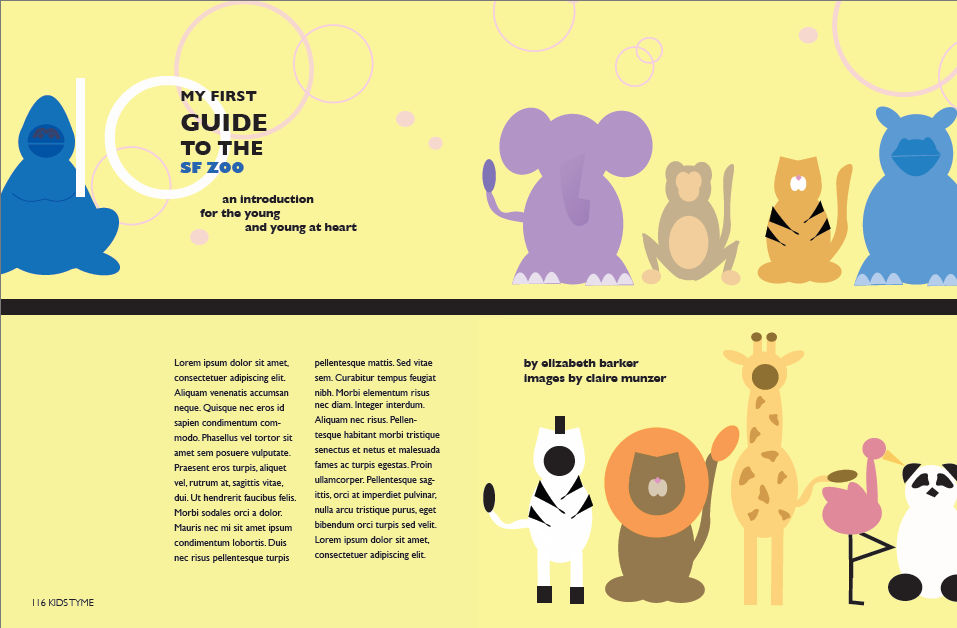 Kids Guide to the SF Zoo. 1 by munzerdesign on DeviantArt