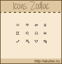 Free Icons: Zodiac