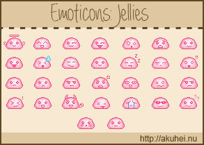 Free Emoticons: Jellies
