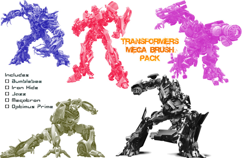 Transformers Brushes Megapack by deviantvik on DeviantArt