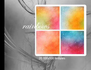 rainbows: icon sized