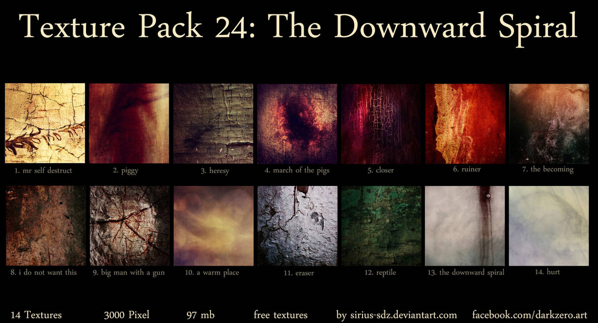 Texture Pack 24: The Downward Spiral by Sirius-sdz on DeviantArt