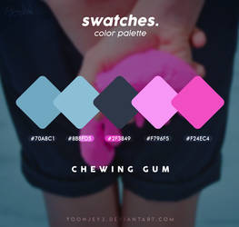 Swatches // (Chewing Gum) by HyeonWoo