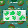 Brushes // (Tropical Leafs) by HyeonWoo