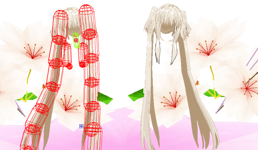 MMD Resource: Long Twin Tails.