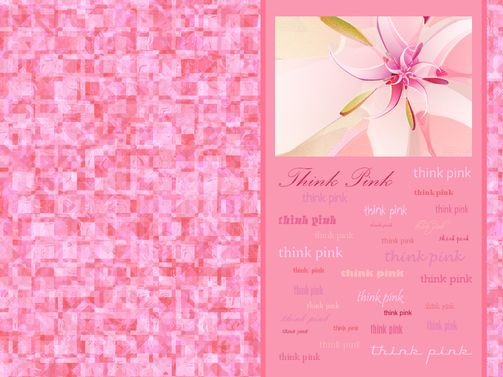 think pink wallpaper