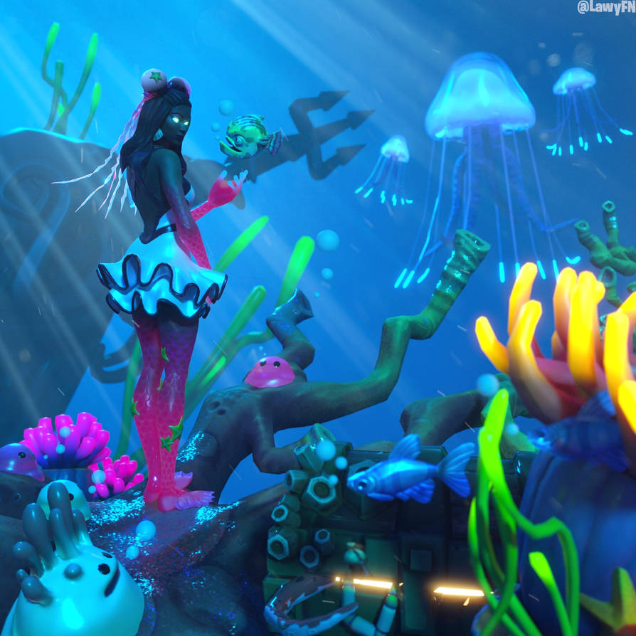 Under The Sea (Fortnite Giantess Story) by CraftedCookie88 on DeviantArt
