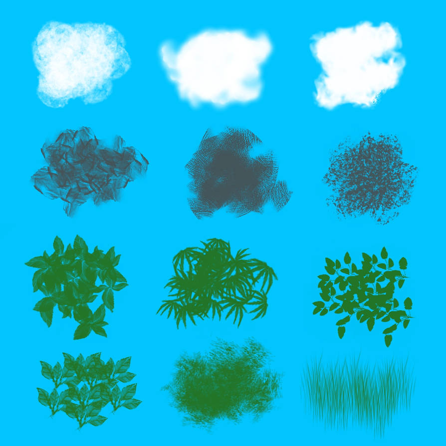 Mini Environment Free brushes for Krita by VilmaMonster on DeviantArt