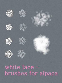 White Lace - free brushes for Fire Alpaca