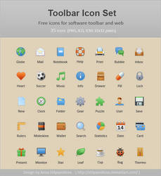 Toolbar Icon Set