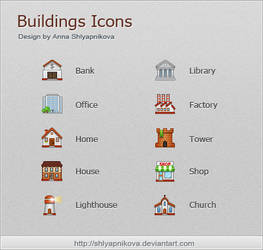 Buildings Icons