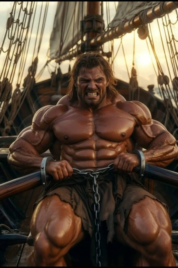 Barbarian slave ship and the sea monster 09 by LoganFlex on DeviantArt