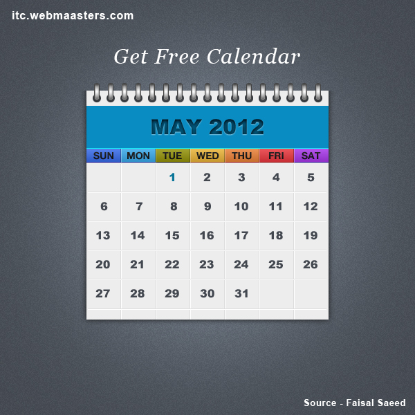 Free Psd Calendar