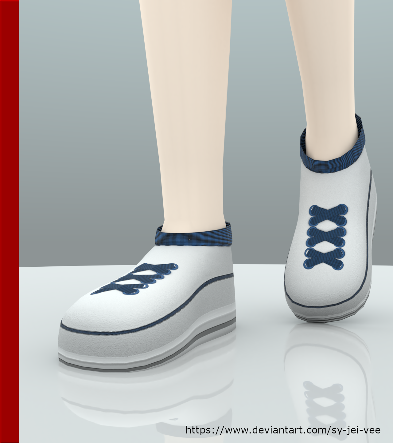 mmd shoes female