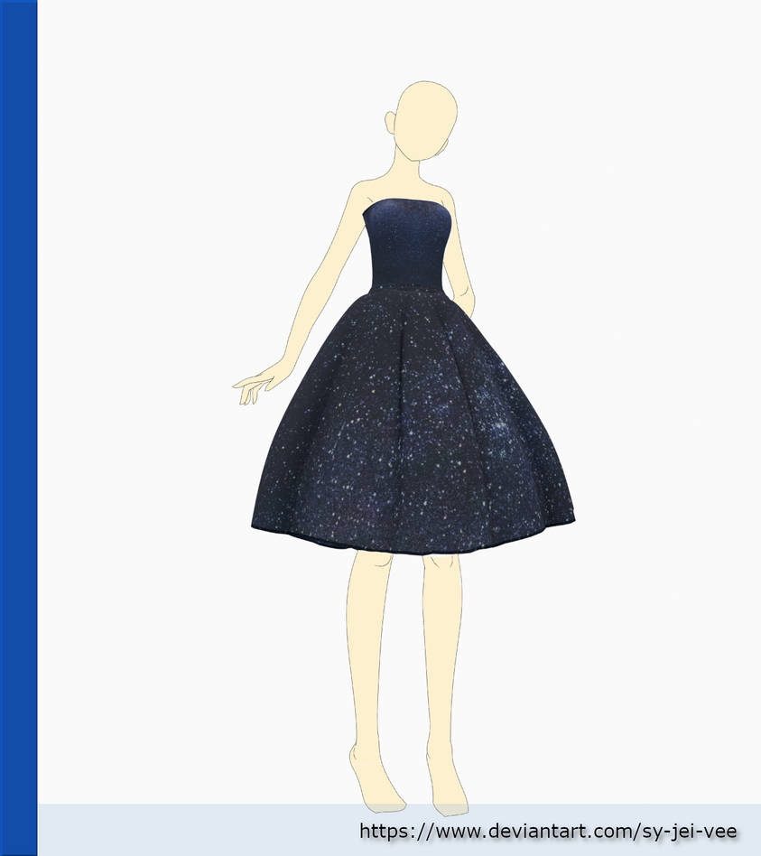 MMD- Starry Dress by Sy-Jei-Vee on DeviantArt
