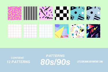 80s - 90s -PATTERNS