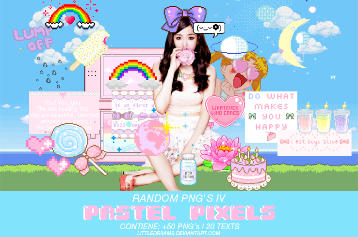 PASTEL PIXELS - RANDOM PNG's IV