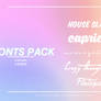 FONTS PACK I