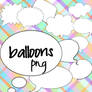 Balloons in PNG