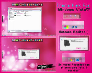 Theme Pink For windows Vista tema rosa para vista