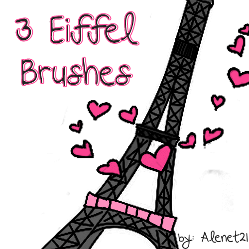 3 eiffel Brushes