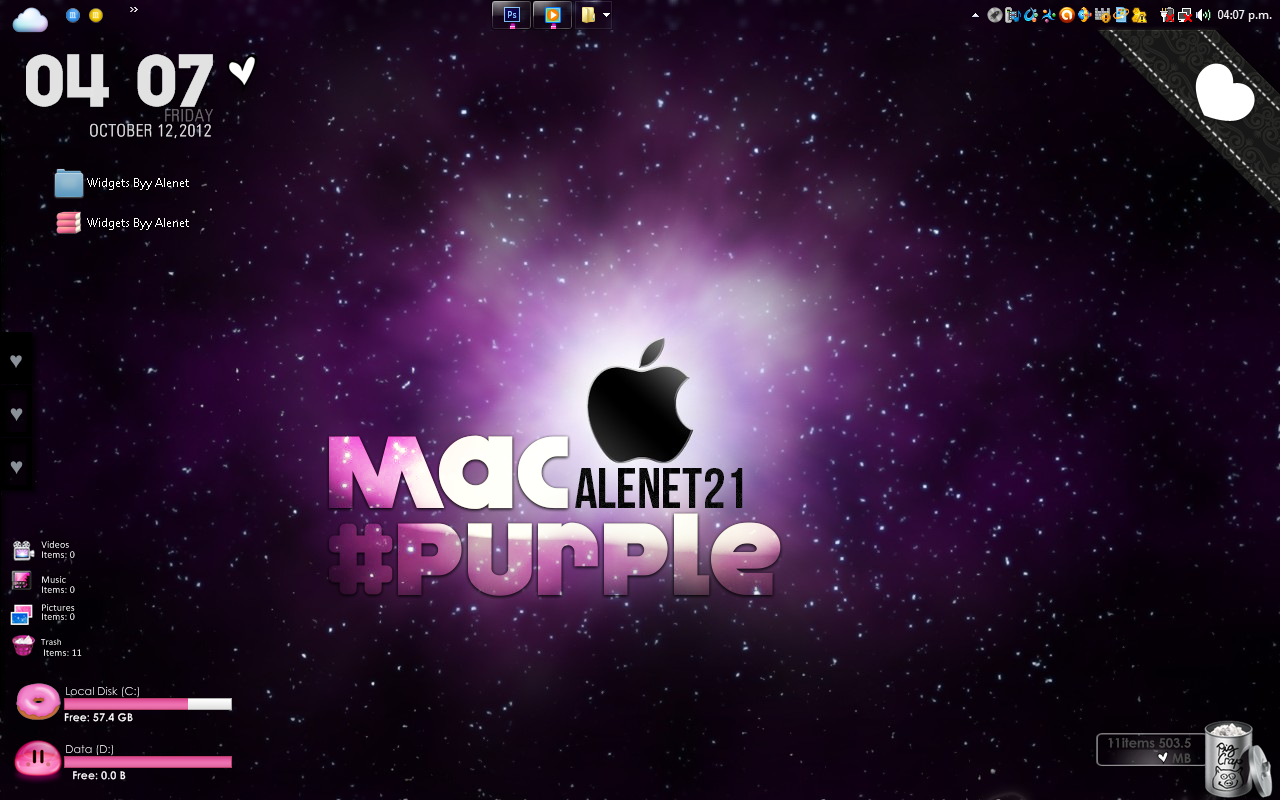 ScreenShoot Mac Purple