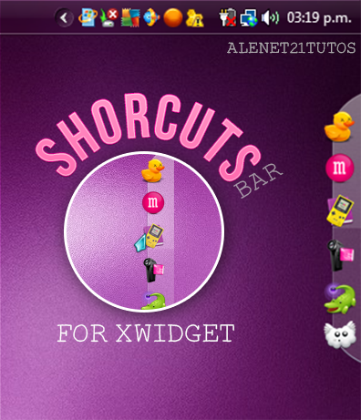 ShorcutsBar Alenet21 for xwidget