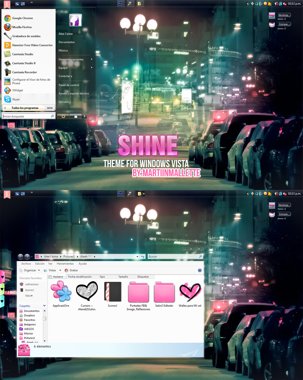 ShineL Theme for windows vista