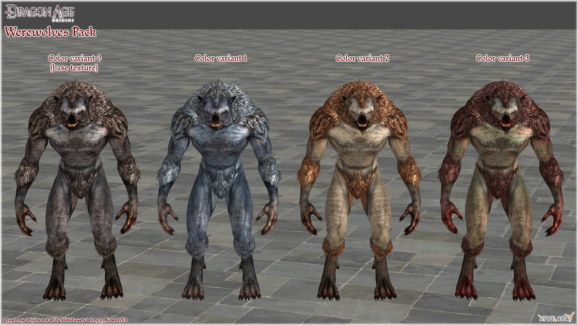 Dragon Age Origins Werewolves Pack By Berserker79 On Deviantart