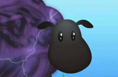 Black Hole Sheep