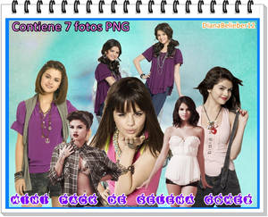 Mini Pack PNG de Selena Gomez